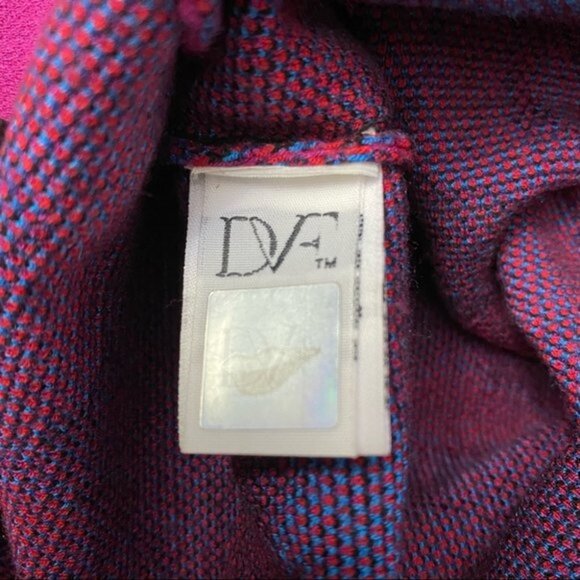 Worn on TV, Diane von Furstenberg Sleeveless Jacquard Body Con Dress Size Small - Picture 9 of 12